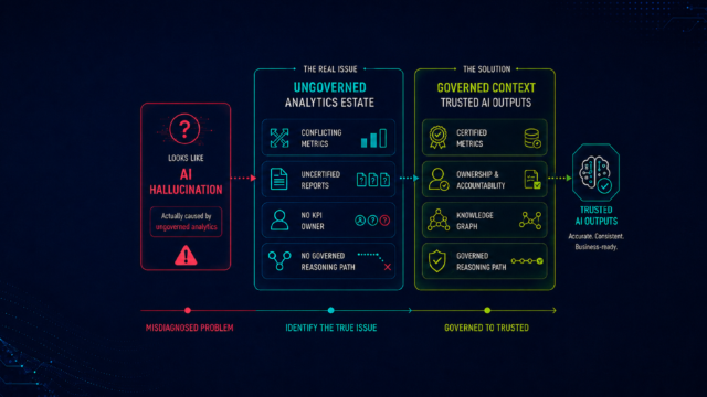 Enterprise AI Doesn’t Hallucinate. It Reads Ungoverned Analytics.
